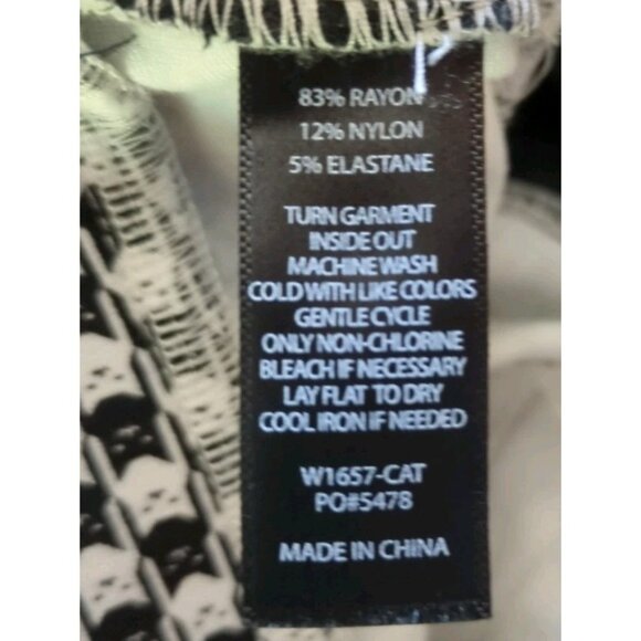 Betabrand Catstooth Skinny-Leg Pencil Dress Yoga Pant Small Short Petite New - Picture 6 of 6